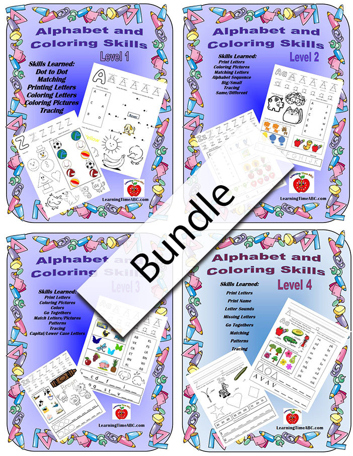 Alphabet Bundle – Learning Time ABC